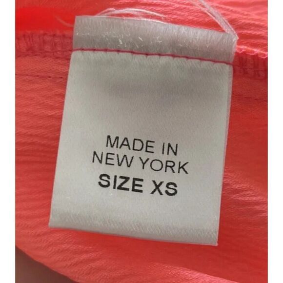 Torn by Ronny Kobo Womens Luxury Designer Bodycon Pink Zip Dress Formal US XS - Picture 10 of 11